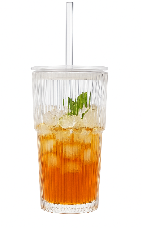 CrystalSip 600ml Glass Cup
