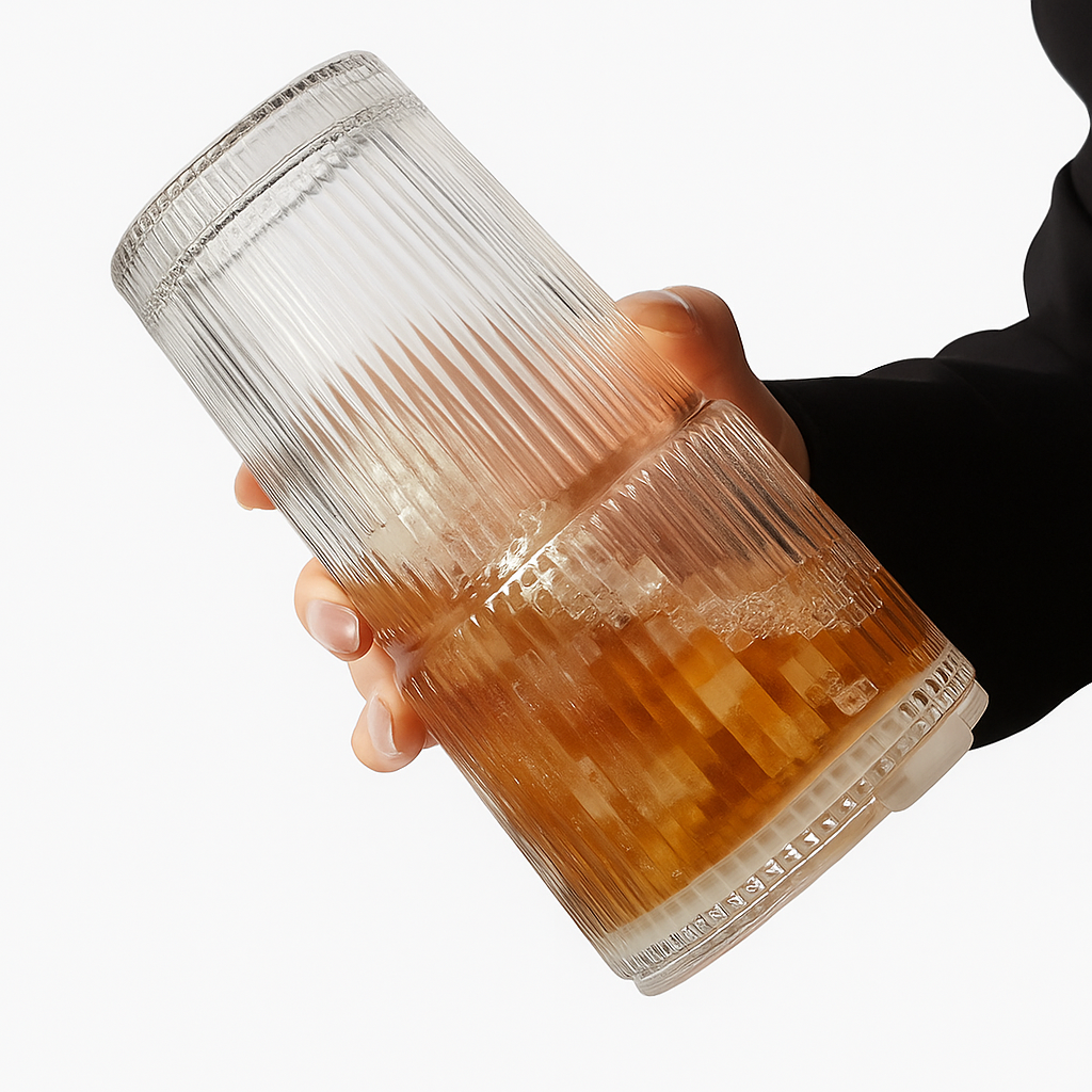 CrystalSip 600ml Glass Cup