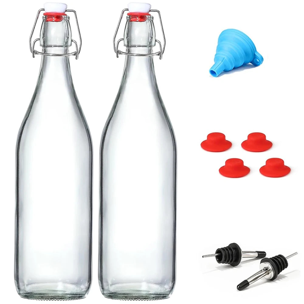 Swing Top Glass Bottles