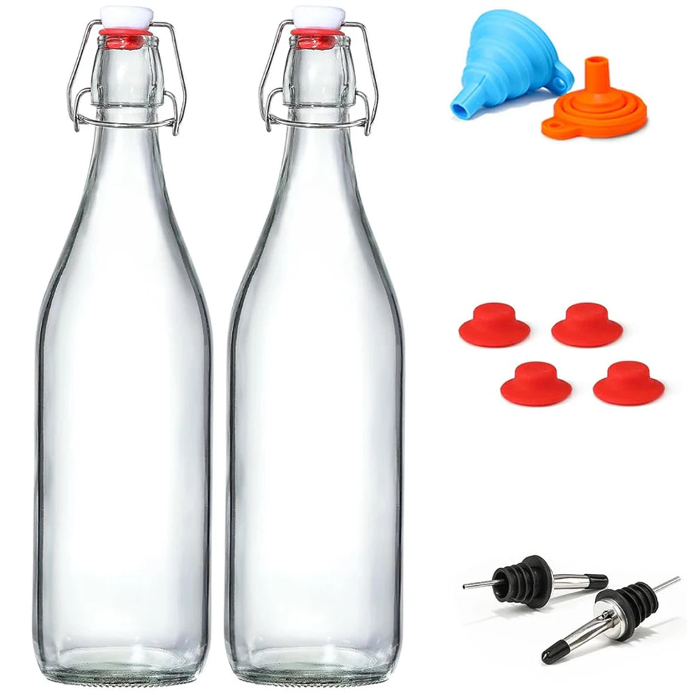 Swing Top Glass Bottles