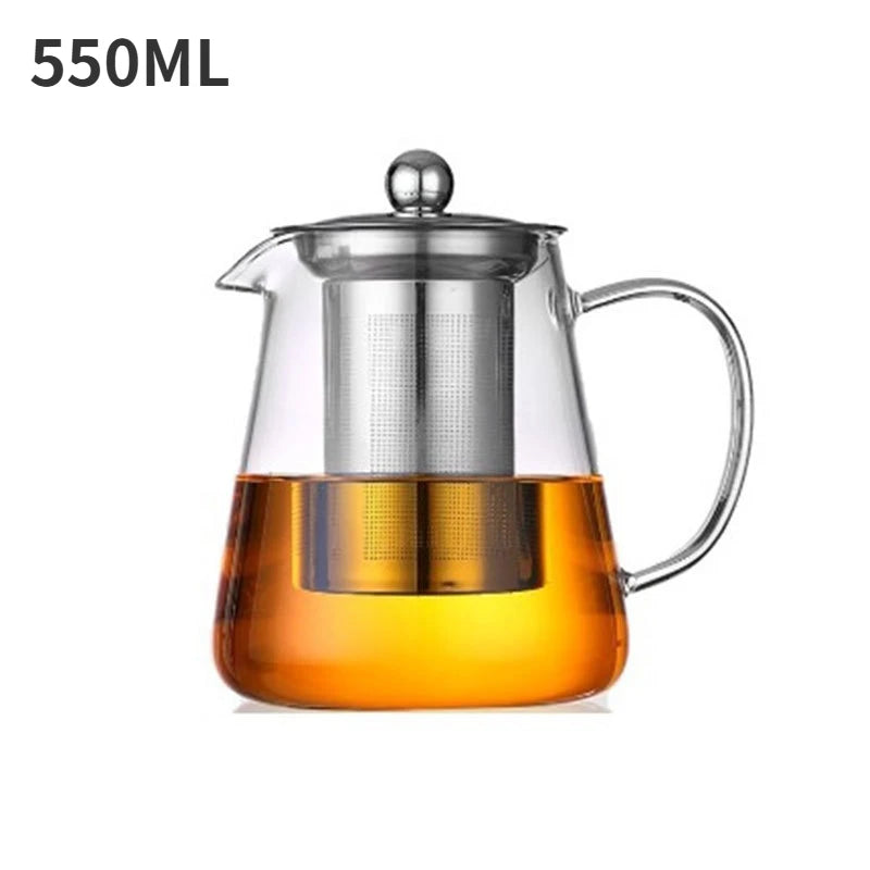 Crystal Brew Glass Teapot